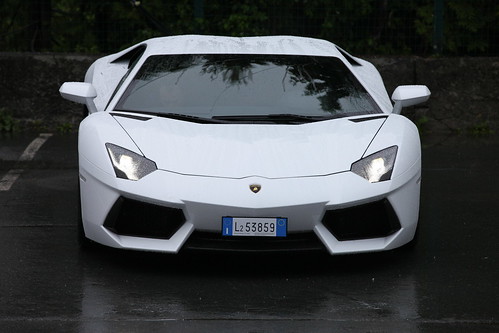 Lamborghini Aventador White Background