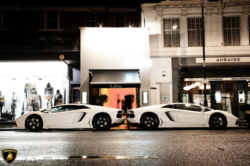 Lamborghini Aventador White Background