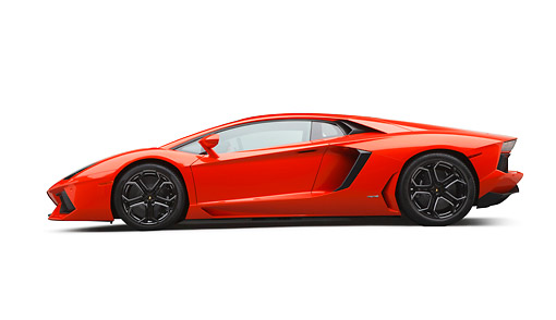 Lamborghini Aventador White Background