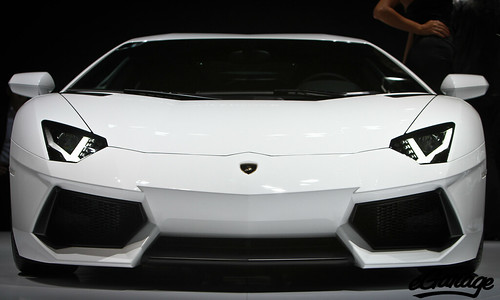 Lamborghini Aventador White Background