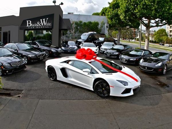 Lamborghini Aventador White Convertible