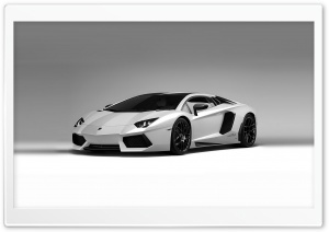 Lamborghini Aventador White Convertible