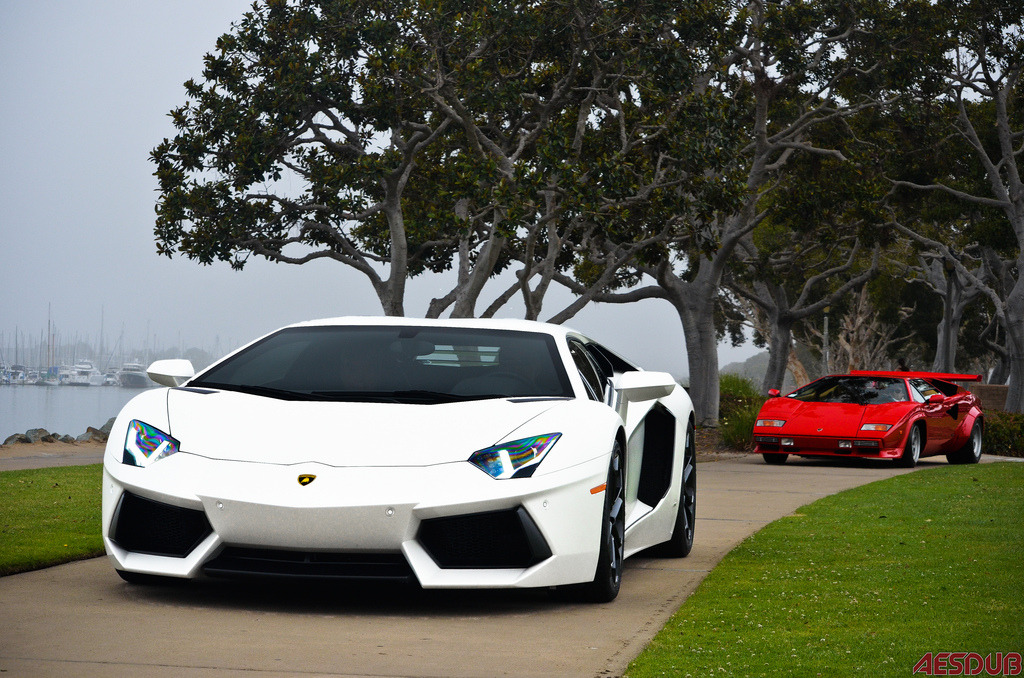 Lamborghini Aventador White Hd