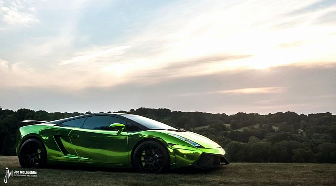 Lamborghini Gallardo Black And Green