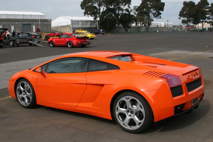 Lamborghini Gallardo Black And Orange