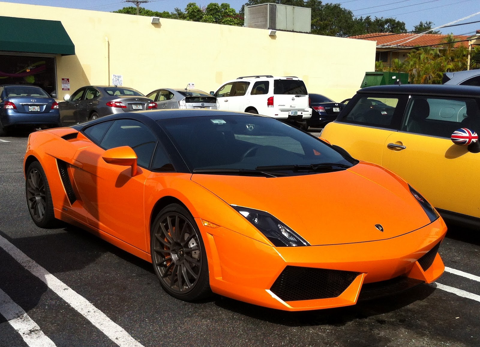 Lamborghini Gallardo Black And Orange