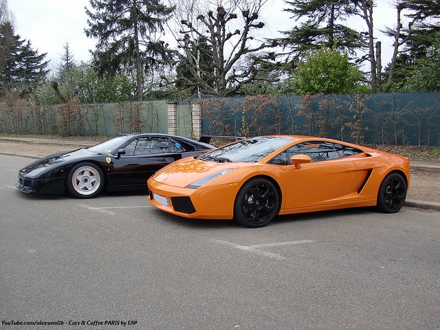 Lamborghini Gallardo Black And Orange