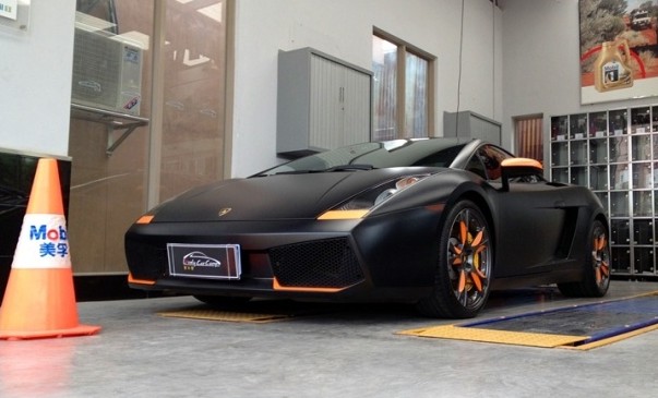 Lamborghini Gallardo Black And Orange