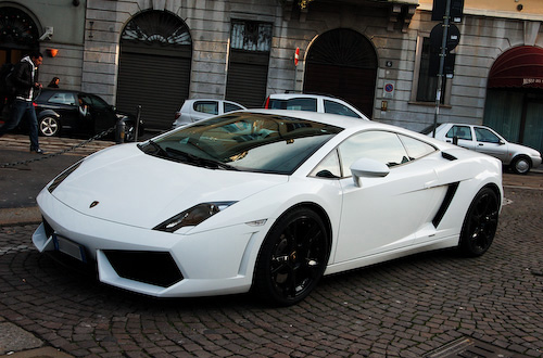 Lamborghini Gallardo Black And White