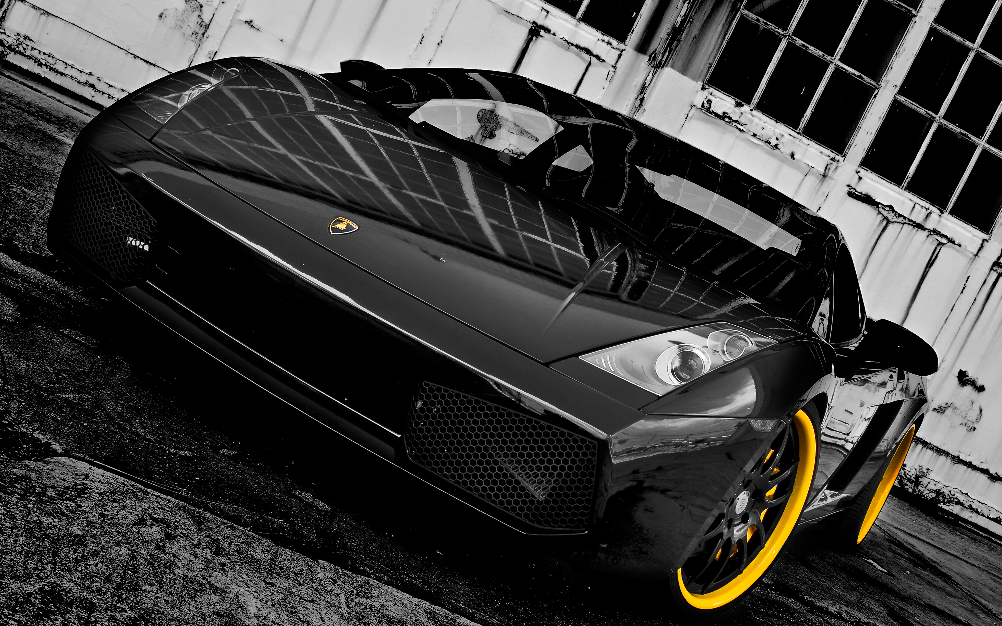 Lamborghini Gallardo Black Wallpaper