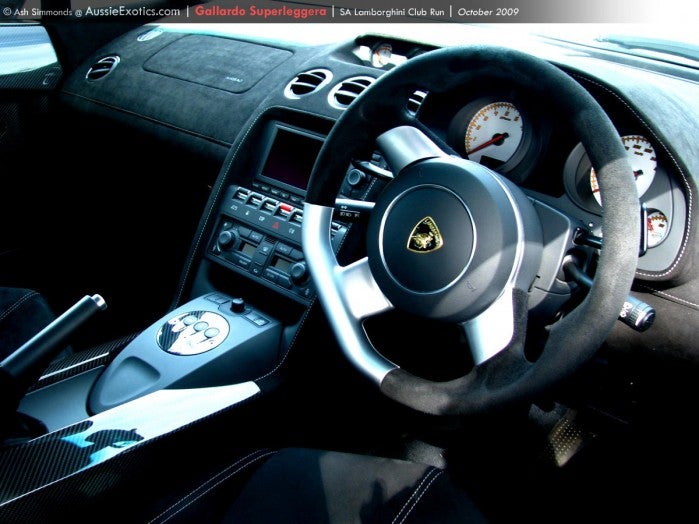 Lamborghini Gallardo Superleggera Interior