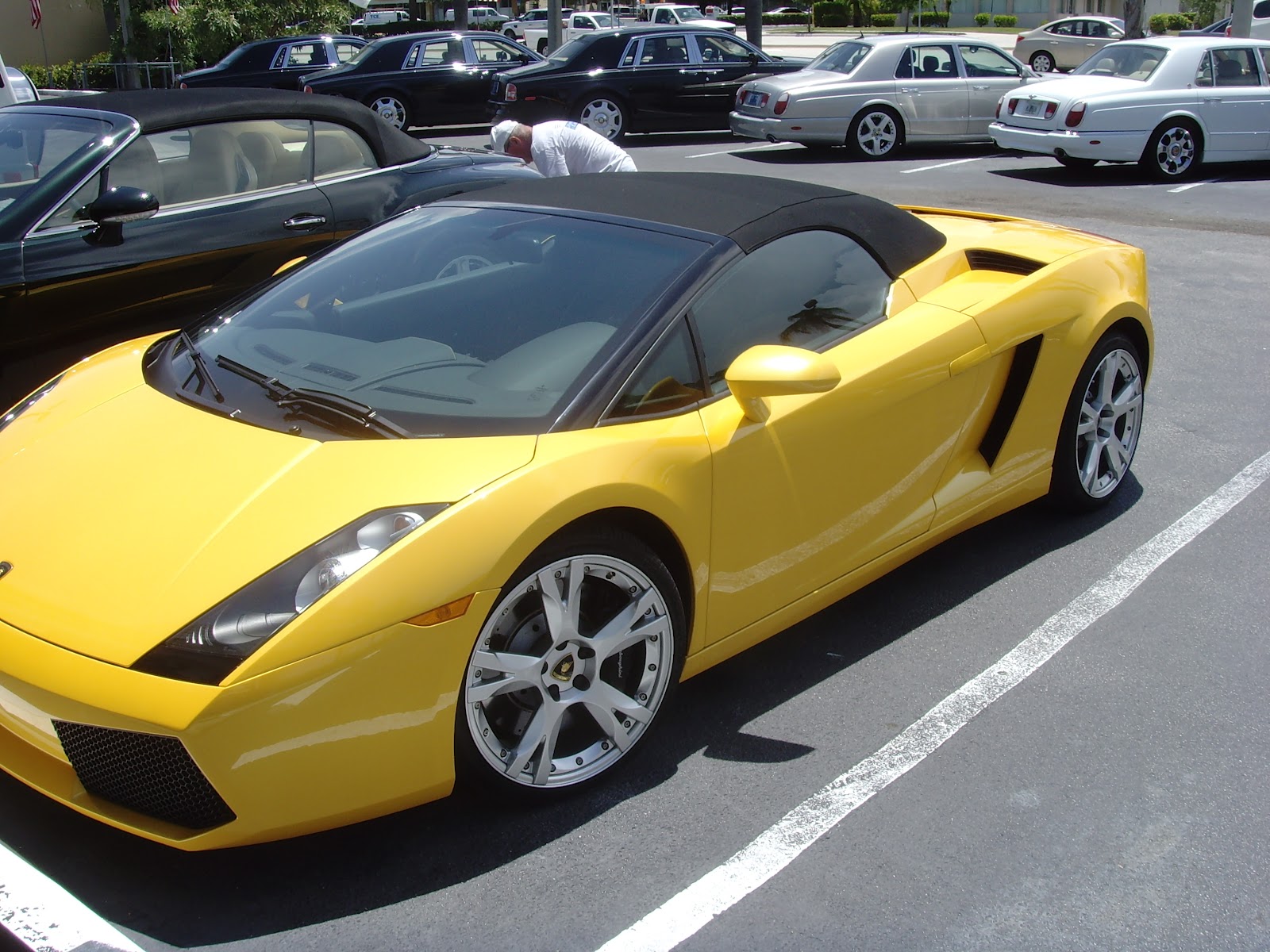 Lamborghini Gallardo Yellow Convertible