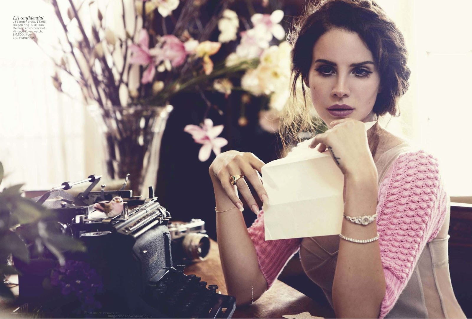 Lana Del Rey Vogue Australia Hair