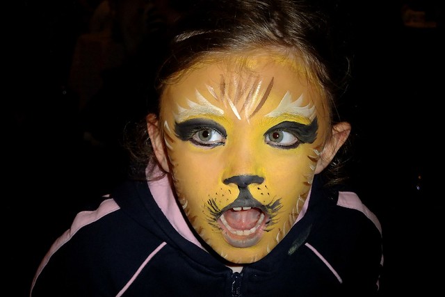 Lion Cub Face Paint