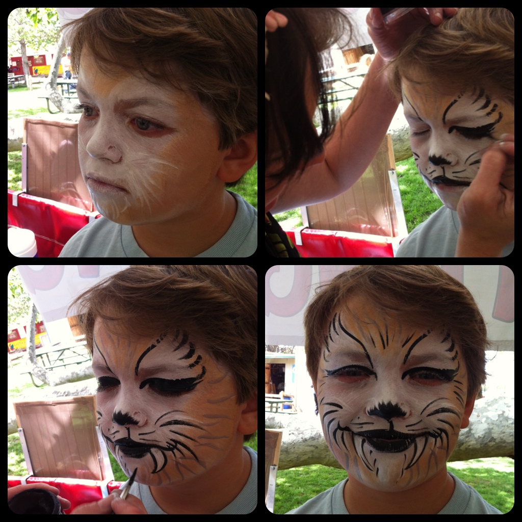 Lion Cub Face Paint