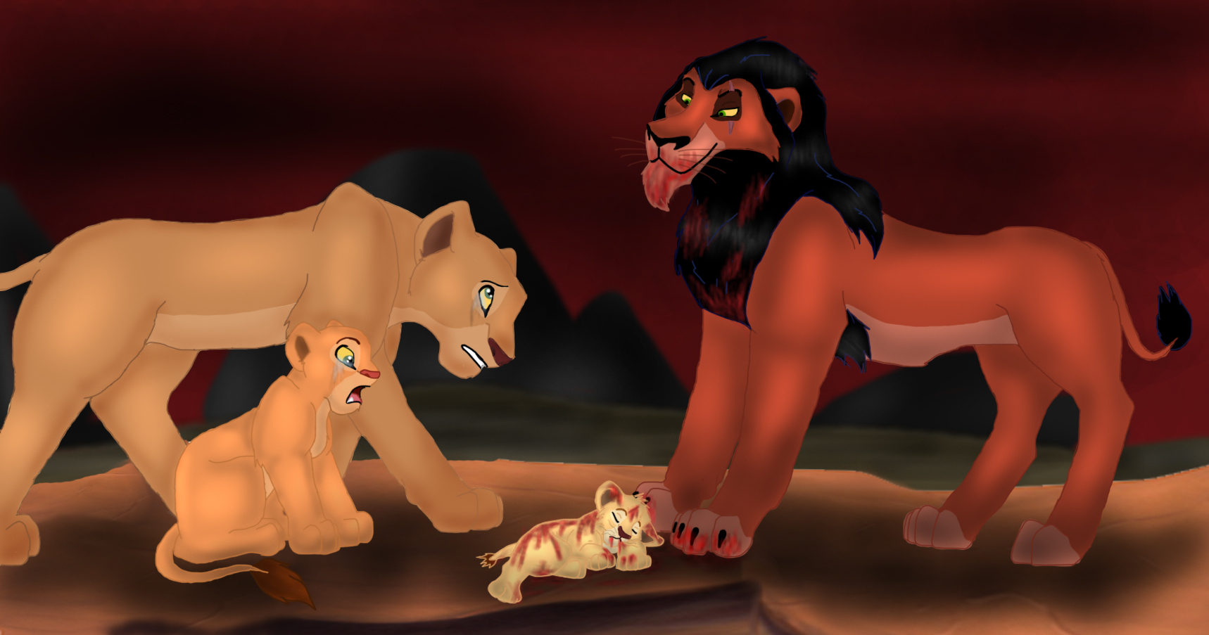 Lion King 2 Zira And Scar