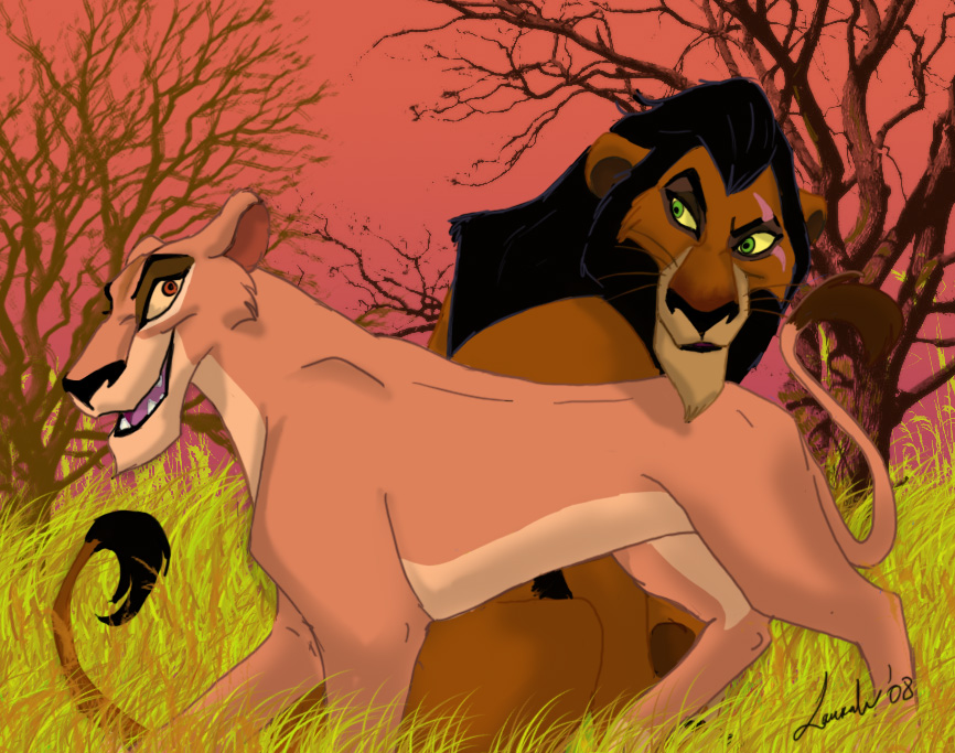 Lion King Scar And Zira