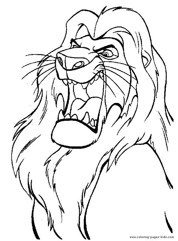 Lion King Simba Coloring Pages