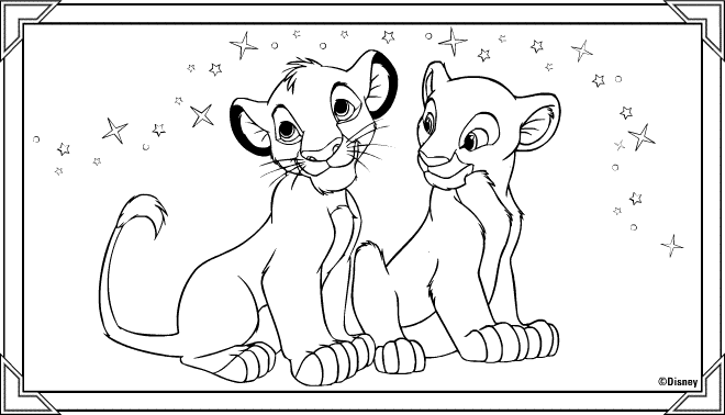 Lion King Simba Coloring Pages