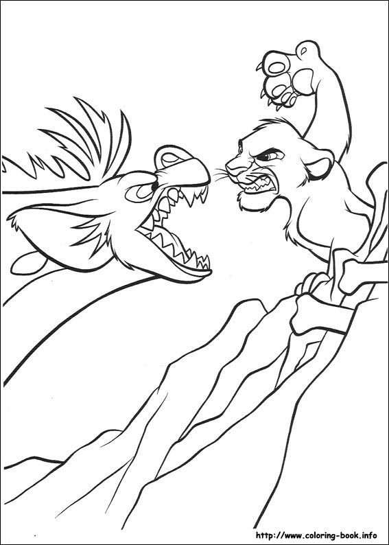 Lion King Simba Coloring Pages