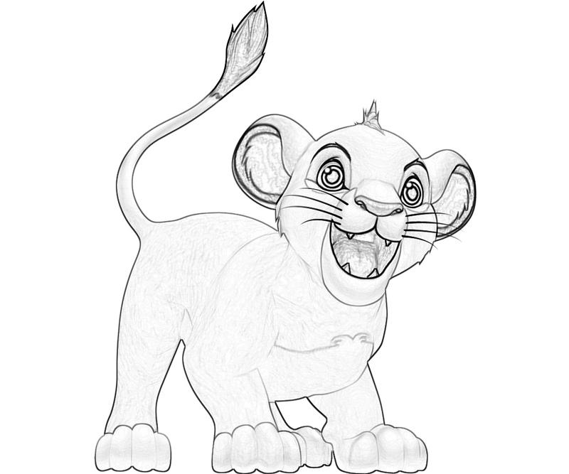 Lion King Simba Coloring Pages