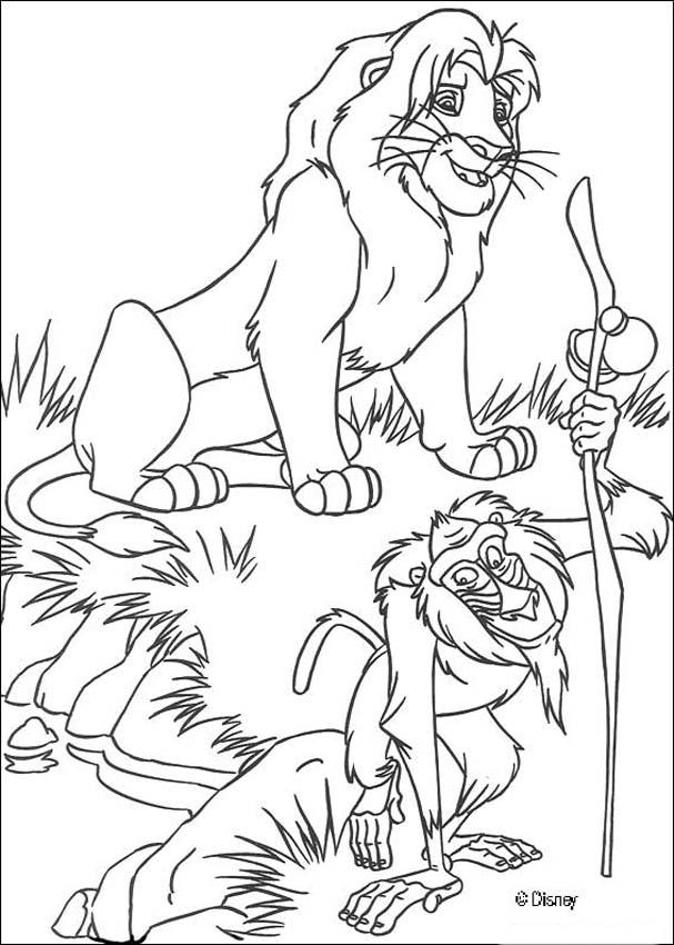 Lion King Simba Coloring Pages