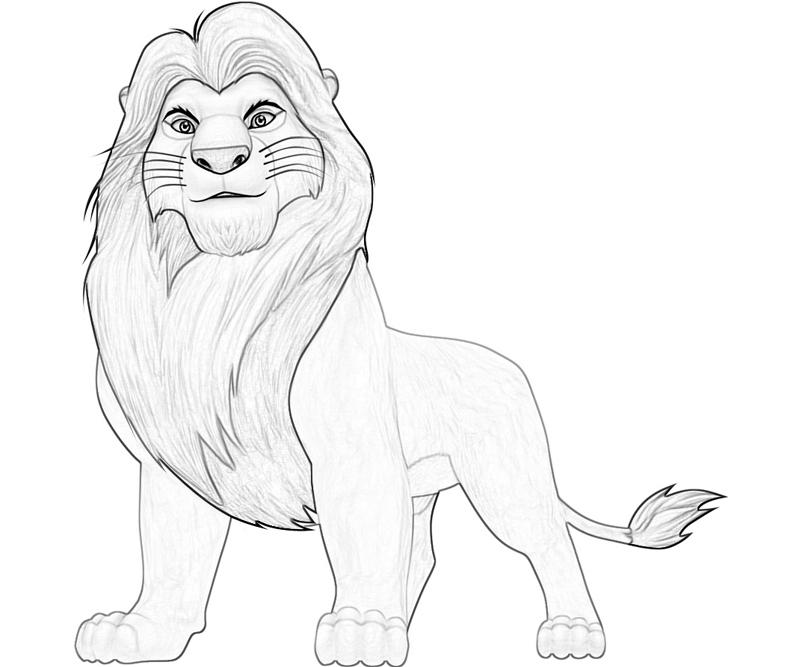 Lion King Simba Coloring Pages