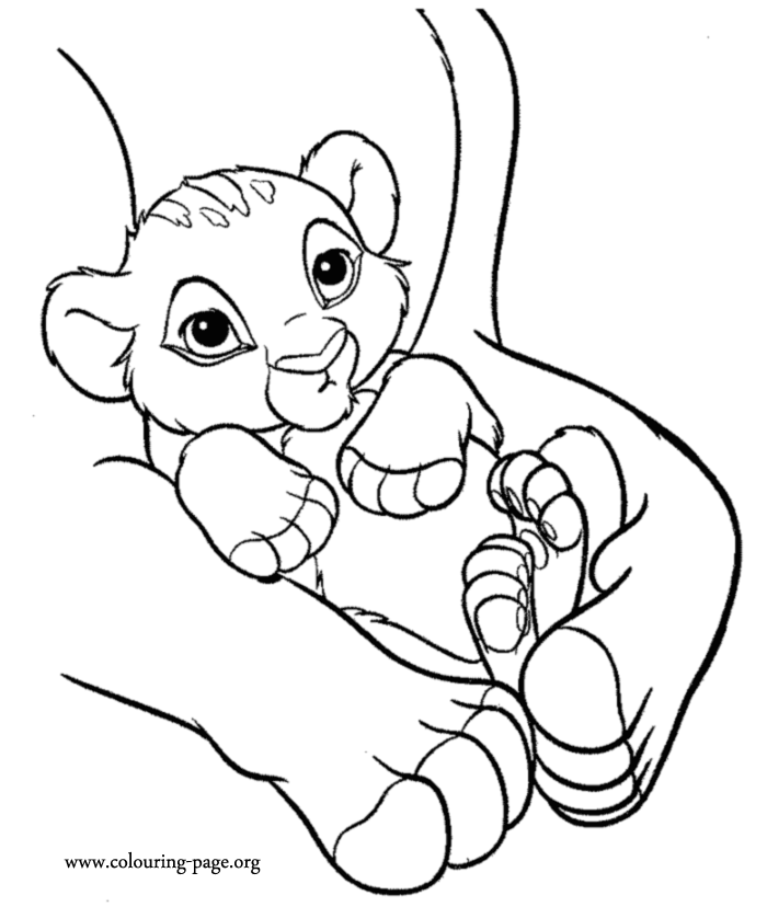 Lion King Simba Coloring Pages