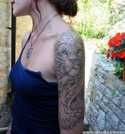 Lion Tattoo Ideas For Women