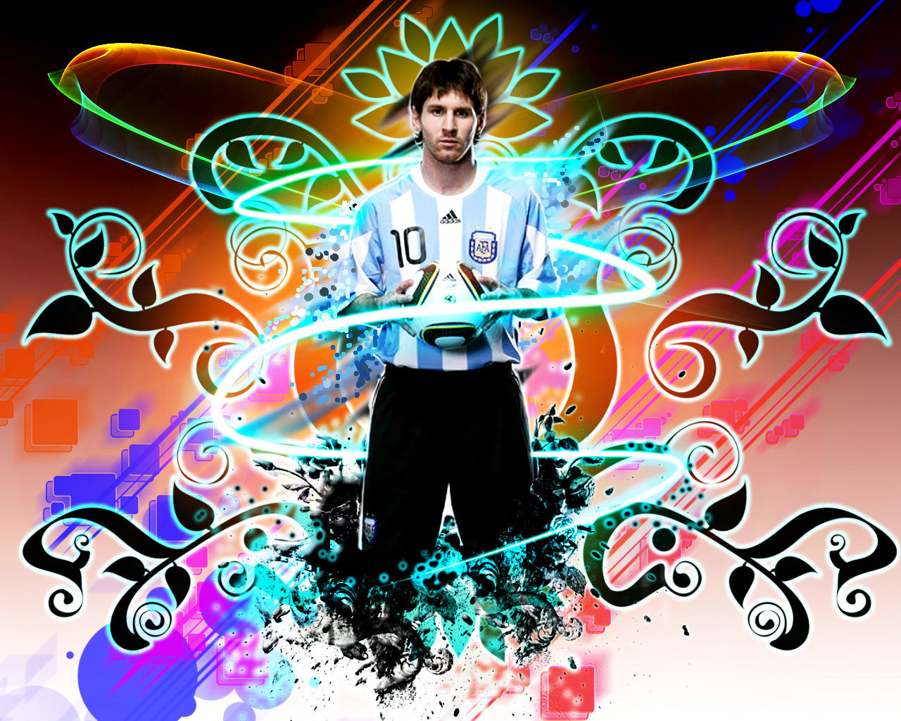 Lionel Messi Argentina Wallpaper 2012