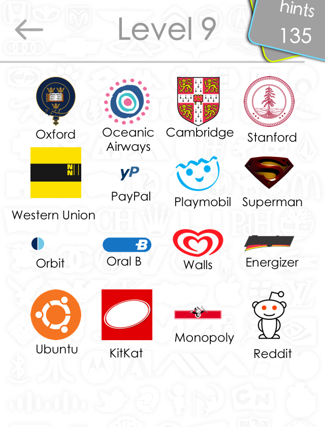 Logos Quiz Answers Level 1 Android
