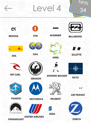 Logos Quiz Answers Level 4