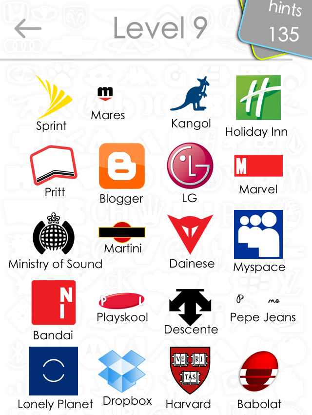 Logos Quiz Answers Level 4 Android