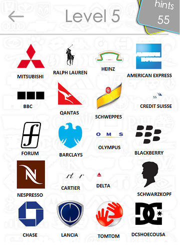 Logos Quiz Answers Level 5 With Pictures