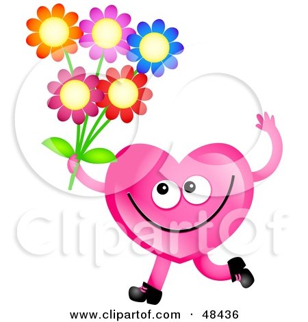 Love Heart Pictures Flowers