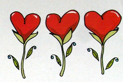 Love Heart Pictures Flowers