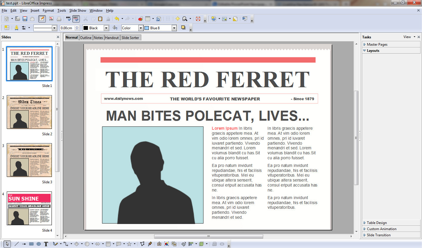 Microsoft Publisher Newspaper Templates Free