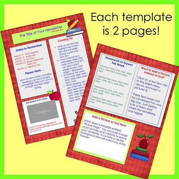 Middle School Newsletter Templates Free