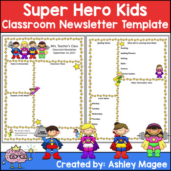 Newsletter Templates For Kids