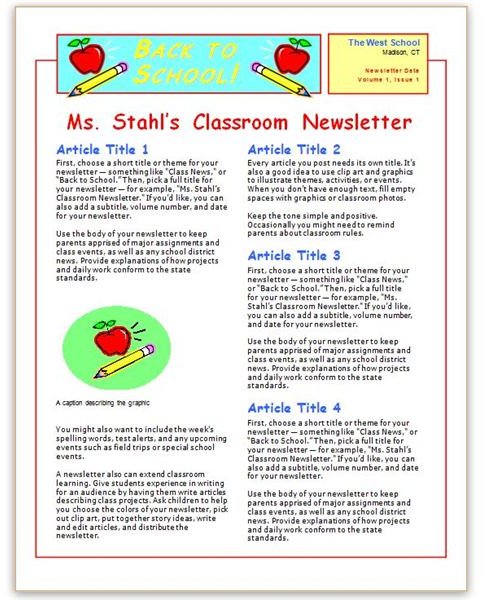 Newsletter Templates For Word For Mac