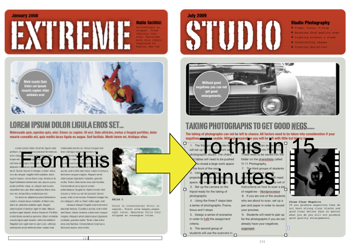 Newspaper Layout Template For Mac