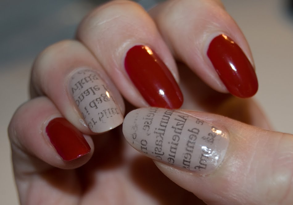 Newspaper Nails