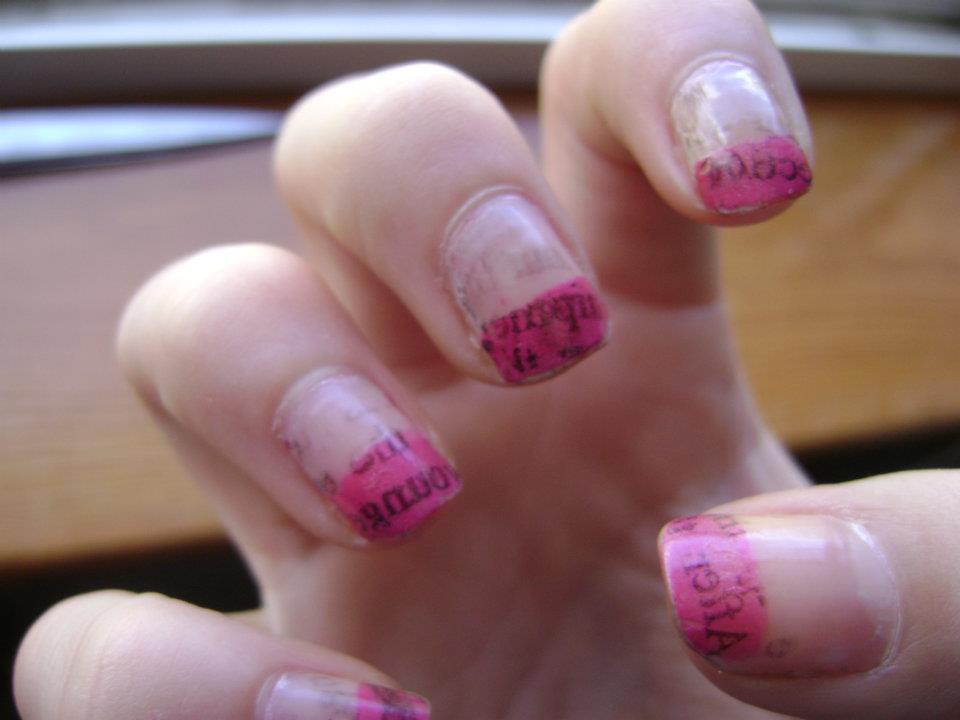 Newspaper Nails