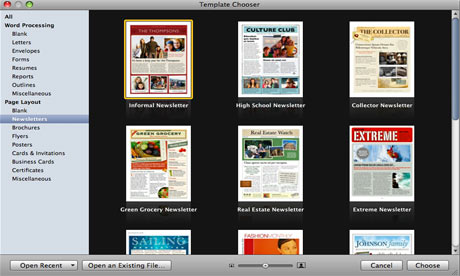 Newspaper Template For Mac Pages Free