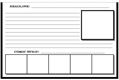 Newspaper Template Ks2 Primary Resources