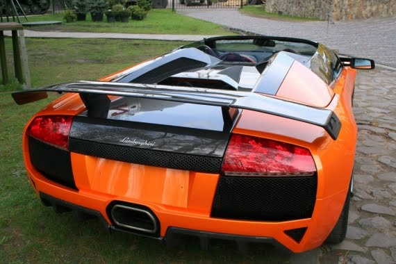 Orange Lamborghini Murcielago Wallpaper