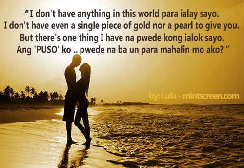 Romantic Love Quotes For Her Tagalog