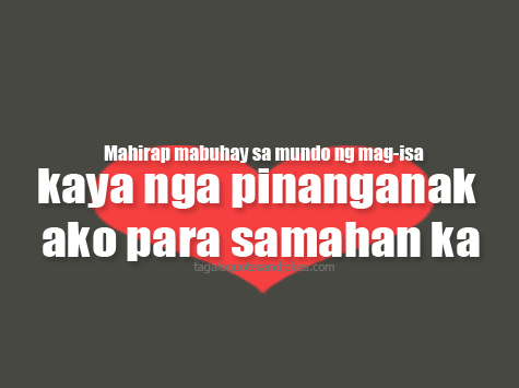 Sad Love Quotes Tagalog 2012