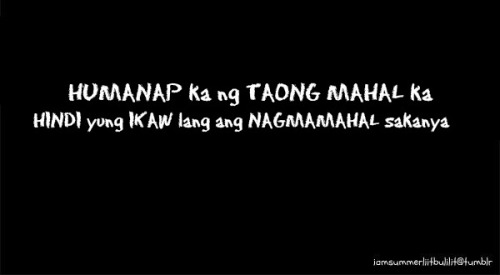 Sad Love Quotes Tagalog For Him