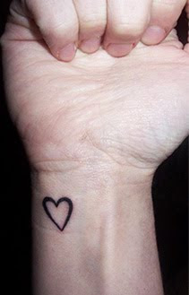 Small Love Heart Tattoo Designs